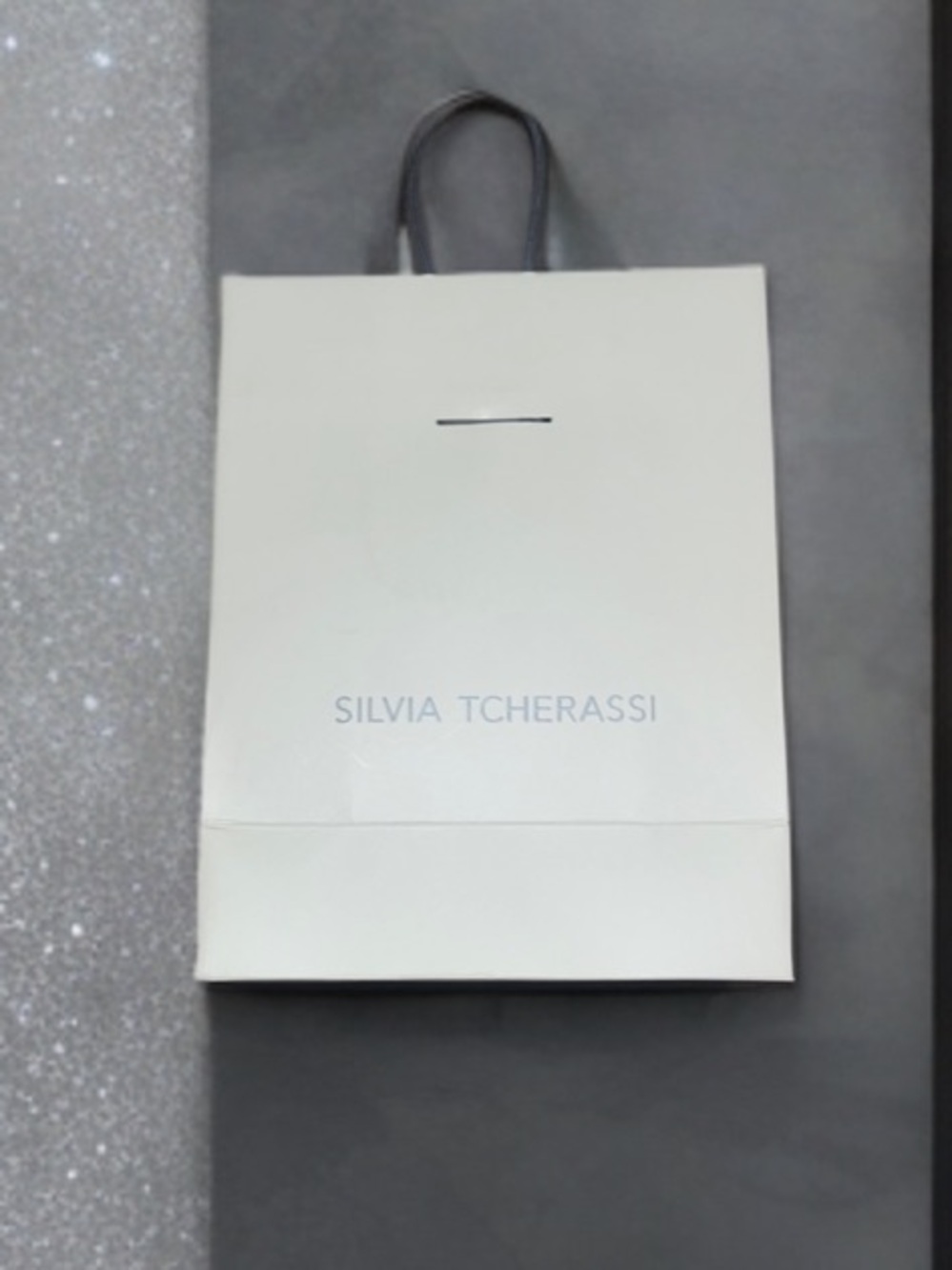 Silvia Tcherassi White Shopping Bag